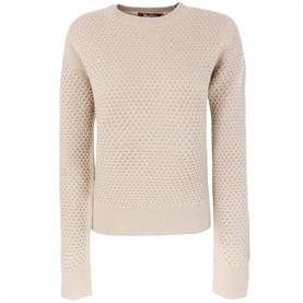 Max Mara Studio Ellade Strik, Creme 